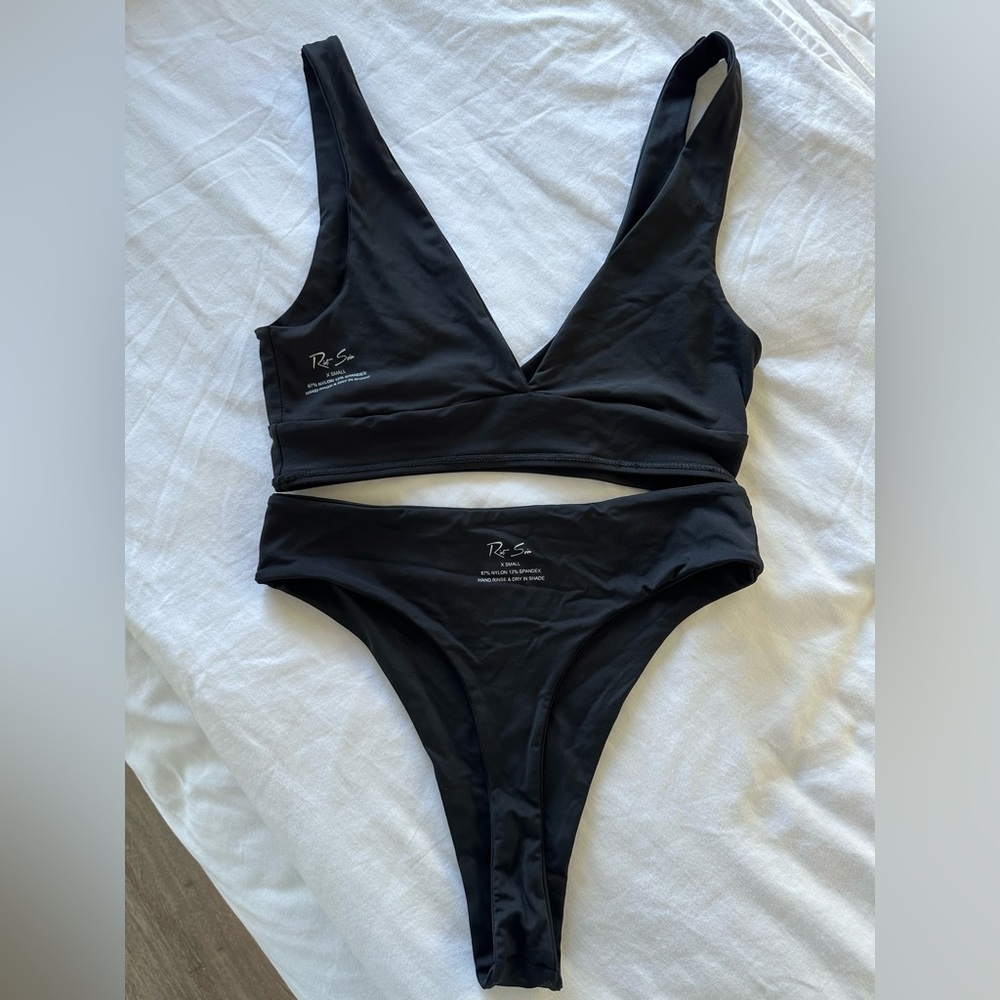 Riot Swim Black Bikini Set